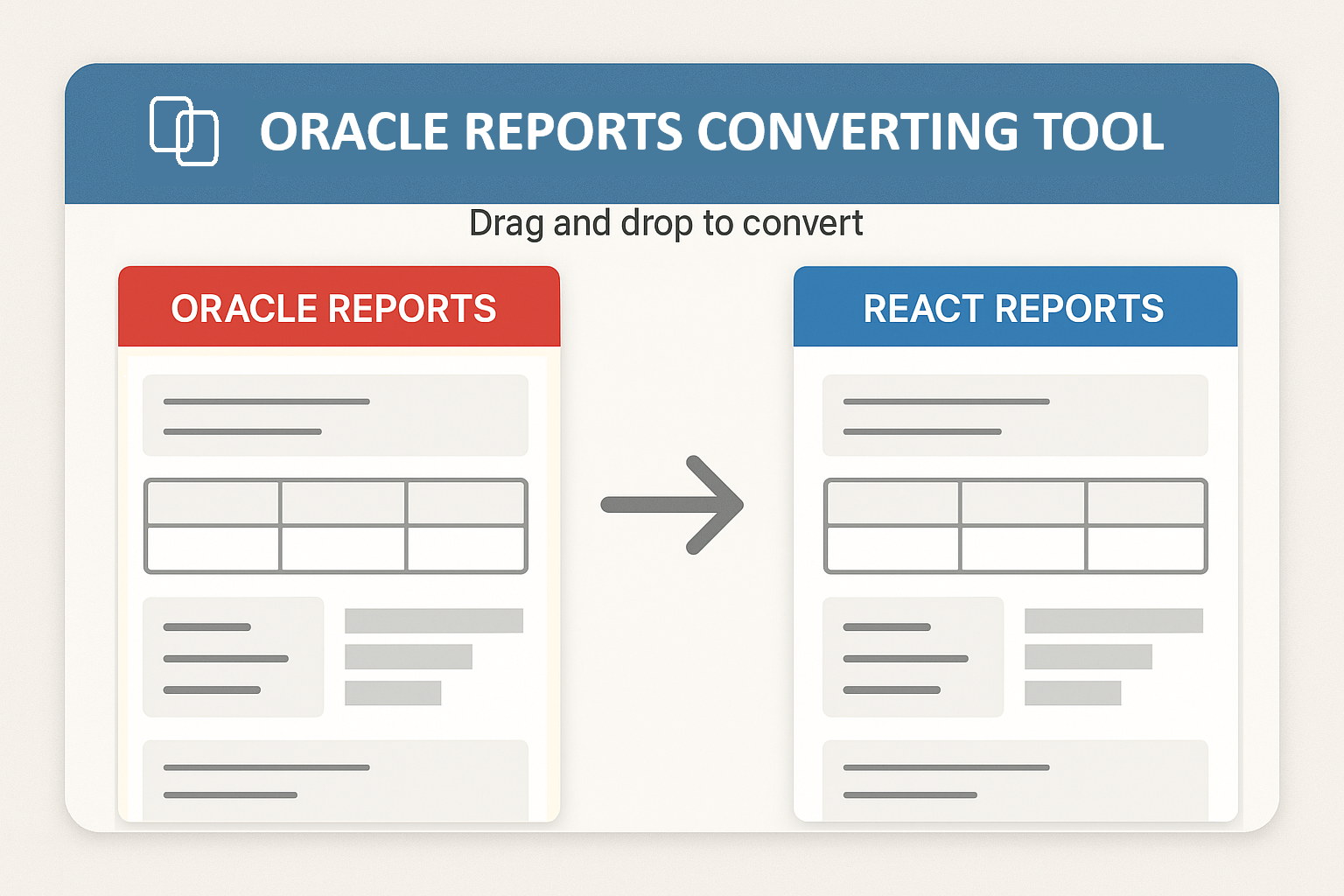 Oracle Reports Converter Screenshot
